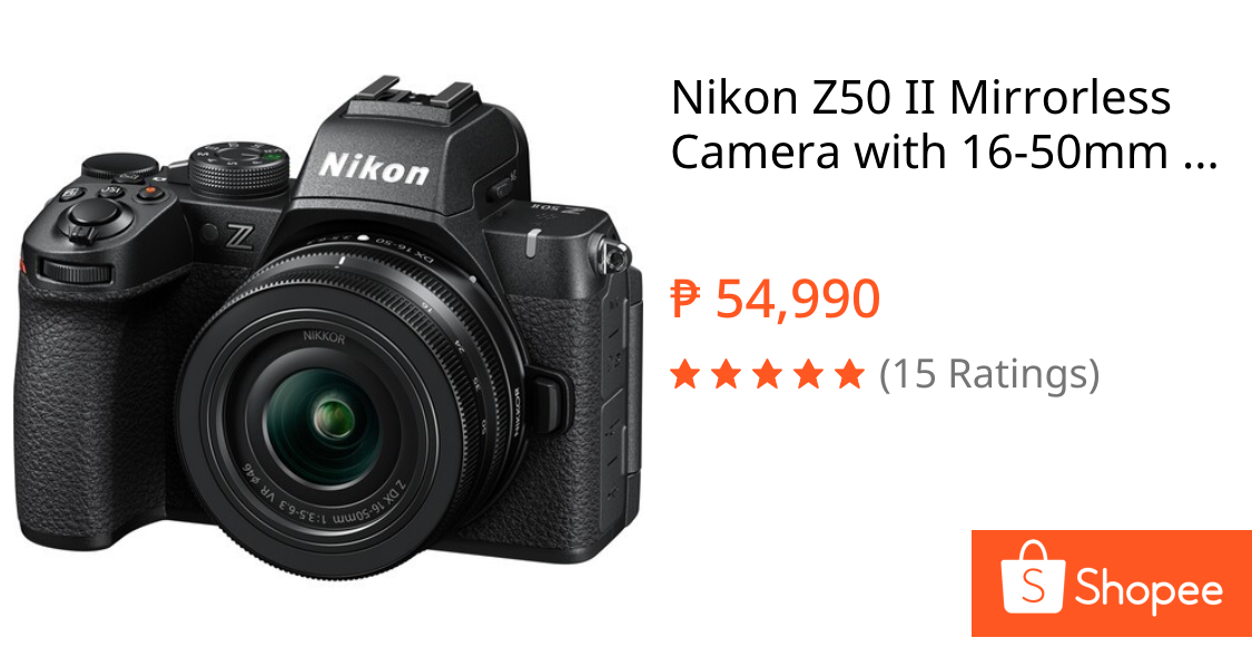 Nikon Z50 II Mirrorless Camera with 16-50mm Lens | Shopee Philippines