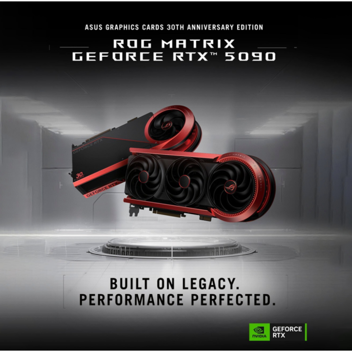 ASUS ROG Matrix Platinum GeForce RTX 5090 30th Anniversary Edition 32GB GDDR7 512bit 21760CC DX12 DLSS 4 Quad Fan GPU | Lazada Malaysia