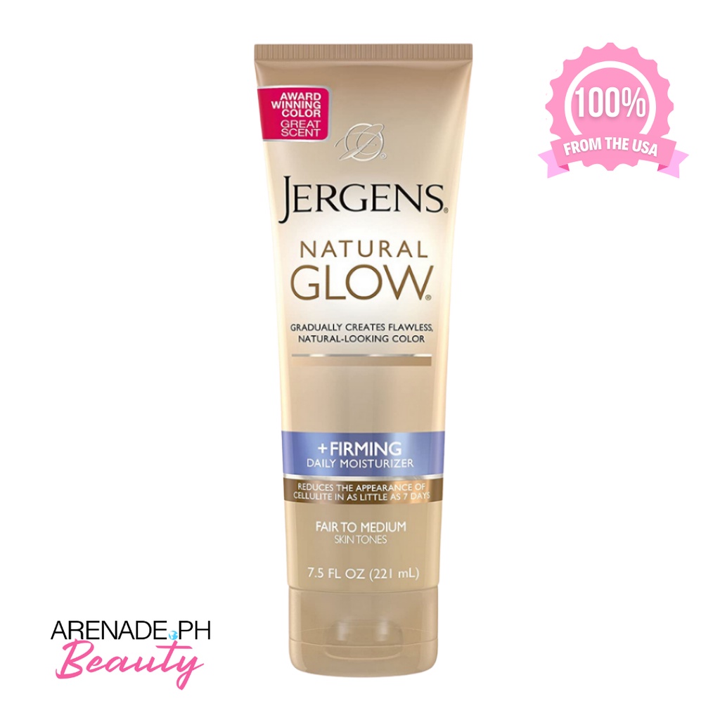 Jergens Natural Glow Firming Body Lotion, Fair to Medium Tone, 221 ml | Shopee Philippines