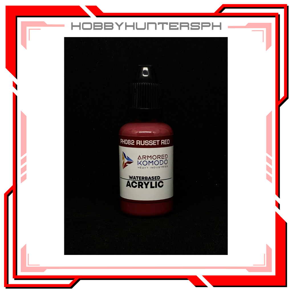 ArKom PH082 Russet Red Waterbased Acrylic Paint Armored Komodo | Shopee Philippines