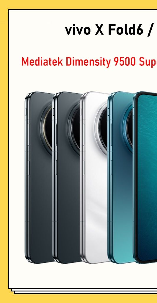 Vivo X Fold6 Vivo X Fold 6 Mediatek Dimensity 9500 Super 7000 mAh | Vivo X Fold5 Snapdragon 8 Gen 3 | Shopee Malaysia