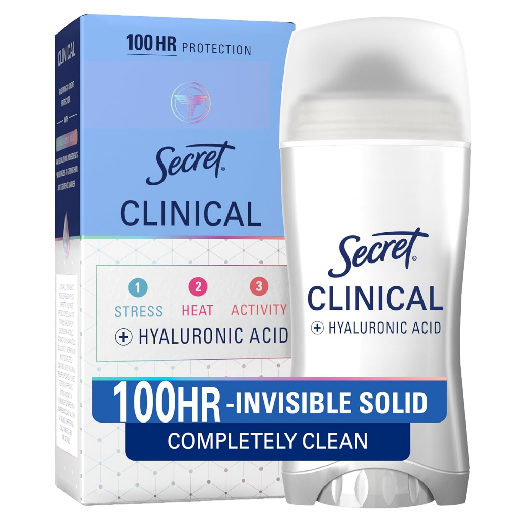 Secret Clinical Strength Invisible Solid Antiperspirant Deodorant, CompletelyClean 45g/73g | Shopee Philippines