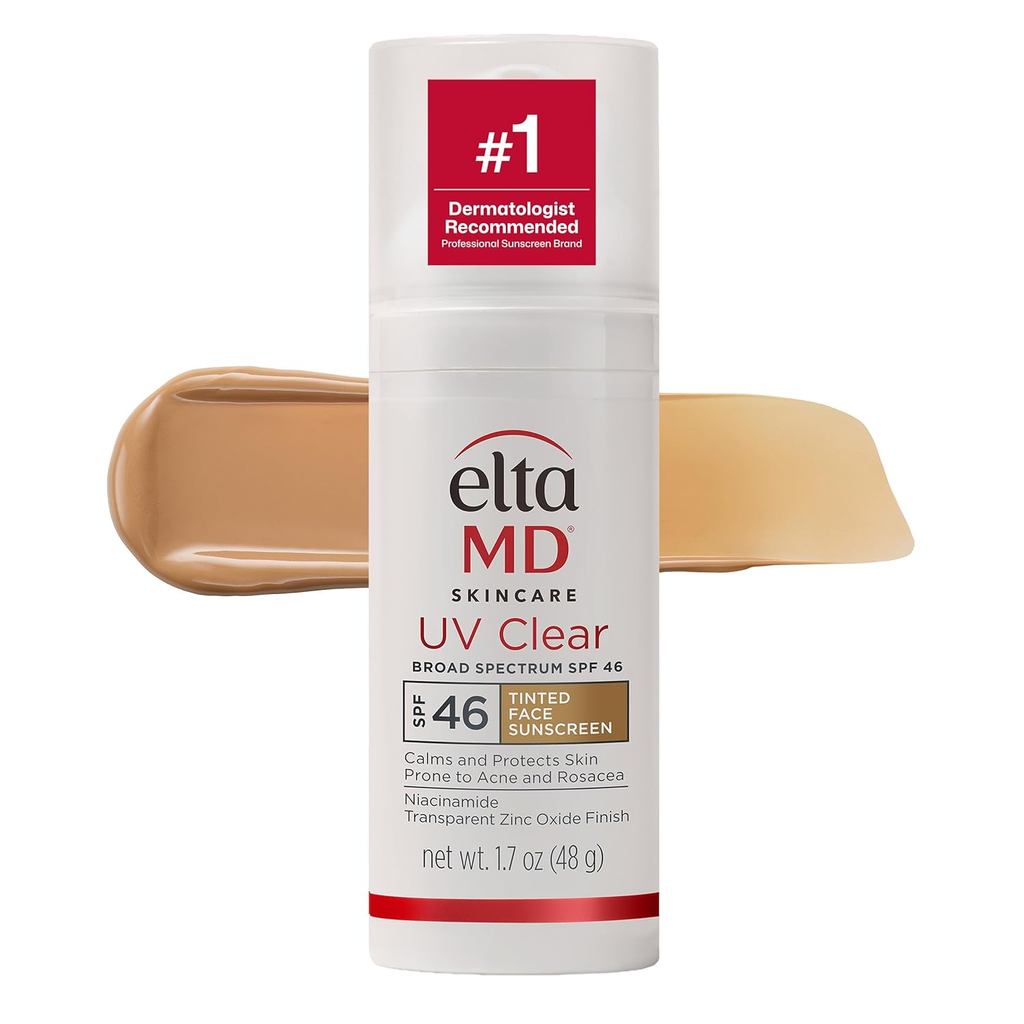 EltaMD UV Clear Tinted Face Sunscreen SPF 46, Oil Free Sunscreen for Sensitive Skin with Zinc Oxide, Dermatologist Recommended | Shopee Philippines