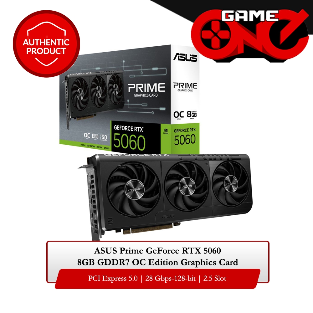 ASUS Prime GeForce RTX 5060 8GB GDDR7 OC Edition Graphics Card | Shopee Philippines