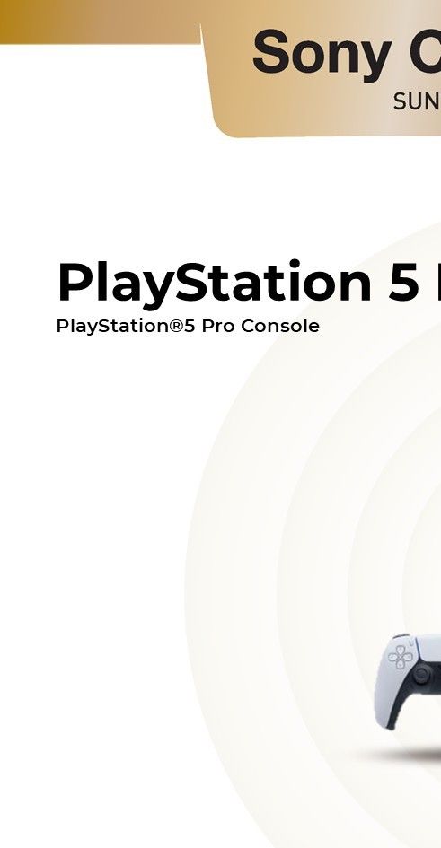 SONY PlayStation®5 Pro console| PS5 Pro | 2TB | CFI-7022B01 | Shopee Malaysia