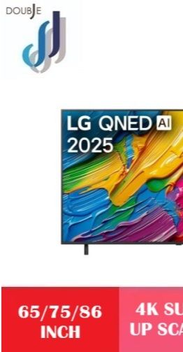 LG 55/65/75/86 Inch QNED AI QNED80 4k Smart TV (2025) | Shopee Malaysia