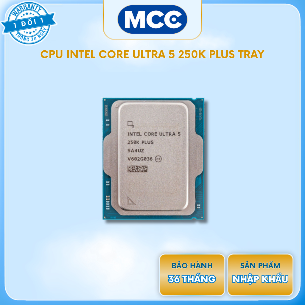 CPU Intel Core Ultra 5 250K / 250KF Plus Tray NEW ( Full VAT ) | Shopee Việt Nam