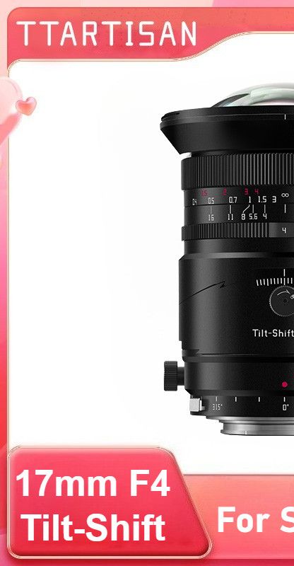 TTArtisan 17mm F4 ASPH Tilt-Shift Ultra Wide Angle Full Frame Camera Suitable For E/GFX Mount | Shopee Malaysia