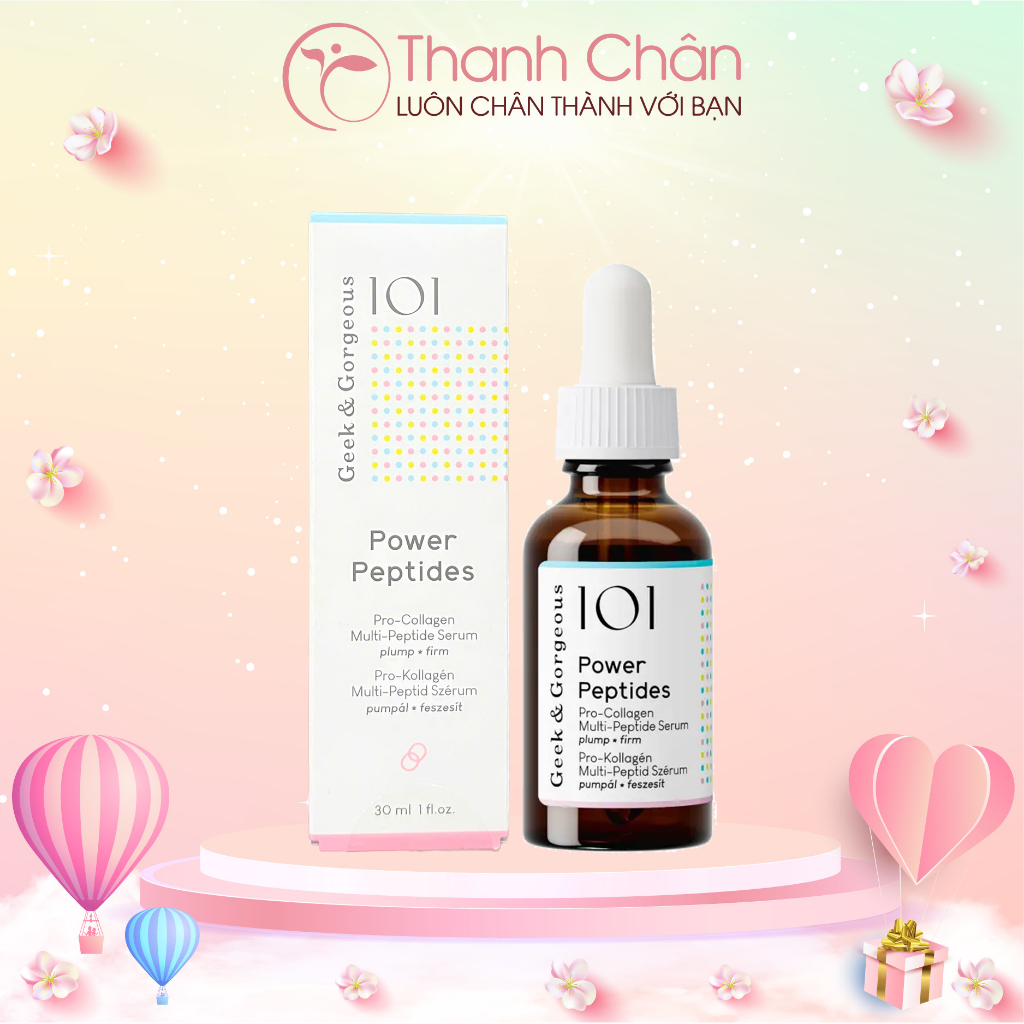 Tinh chất Geek & Gorgeous Power Peptides 30ml | Shopee Việt Nam