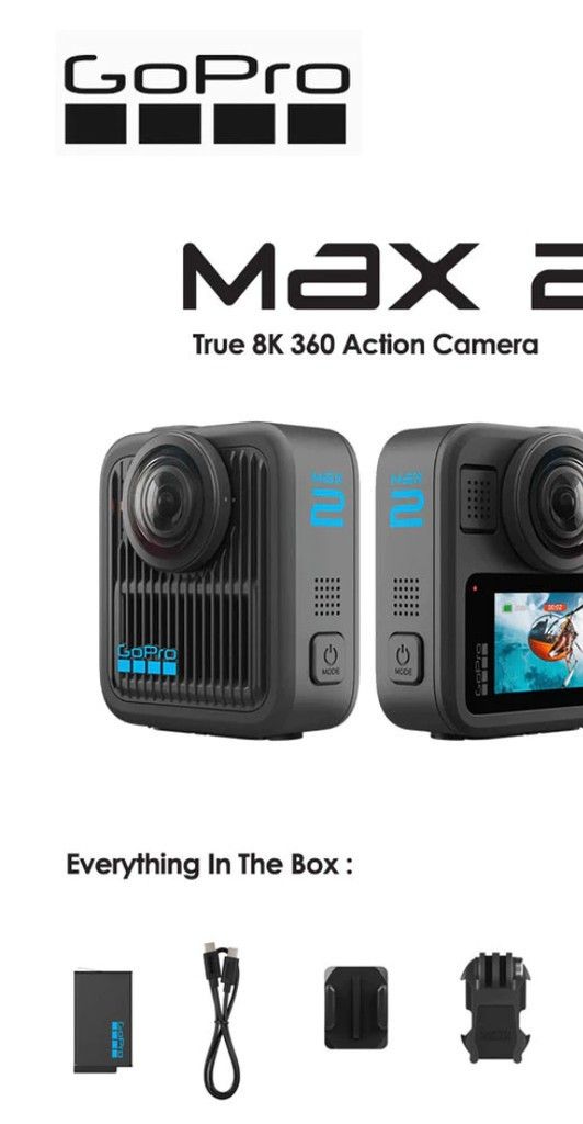 GoPro MAX2 / Max 2 True 8K 360 Action Camera | Shopee Malaysia