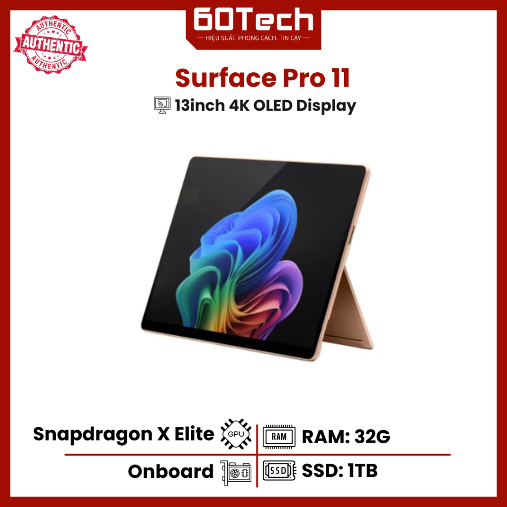 Surface Pro 11 OLED Display Snapdragon X Plus/32GB/1TB (Newseal) | Shopee Việt Nam