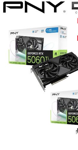 PNY RTX 5060 Ti OC Dual Fan 16GB / 8GB GDDR7 Nvidia GeForce Graphic Card | Performance Gaming GPU | Shopee Malaysia