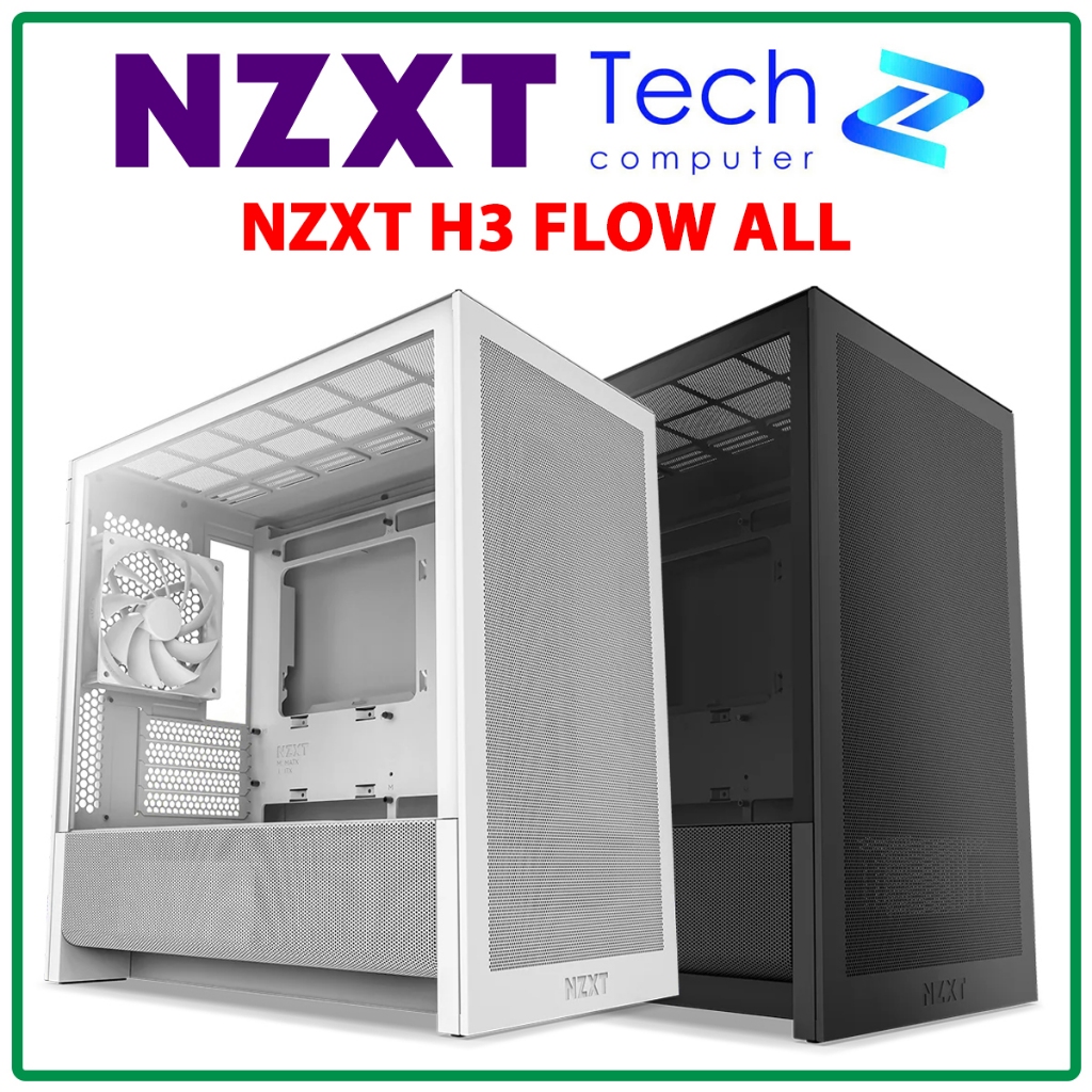 Vỏ máy tính NZXT H3 FLOW ALL (mATX/Mid Tower/1 fan) | Shopee Việt Nam