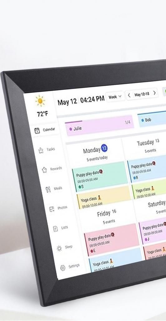 lixadaofficial.my Smart Digital Calendar 15.6 Inch Touchscreen WiFi 1080P HD Interactive Display Wall Planner with APP 32G Memory for Family | Shopee Malaysia