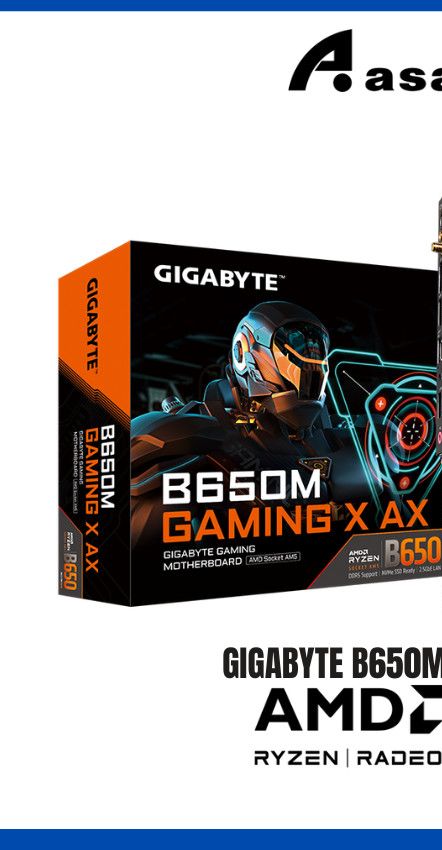 AMD Ryzen 7 7800X3D + GIGABYTE B650M Gaming X AX DDR5 AM5 Gaming Motherboard Ryzen 5 7500F 9600X 9700X | Shopee Malaysia