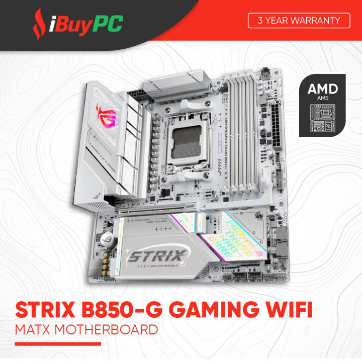 ASUS ROG STRIX B850-G Gaming WiFi mATX Motherboard | AMD AM5 | Lazada Malaysia
