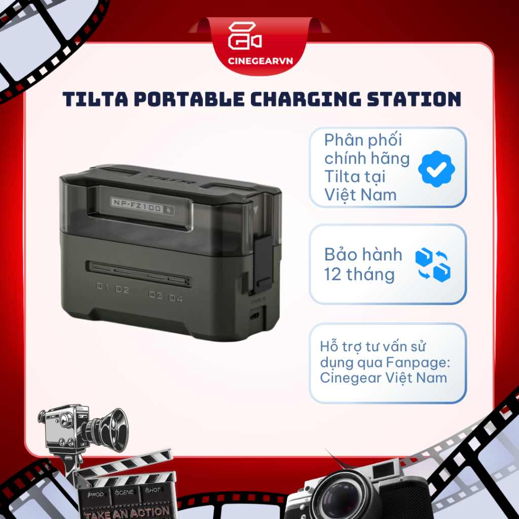Bộ sạc cho máy ảnh kỹ thuật số TILTA NP-FZ100 / NP-W235 / DMW-BLK22 / EN-EL15 / LP-E6 | Shopee Việt Nam