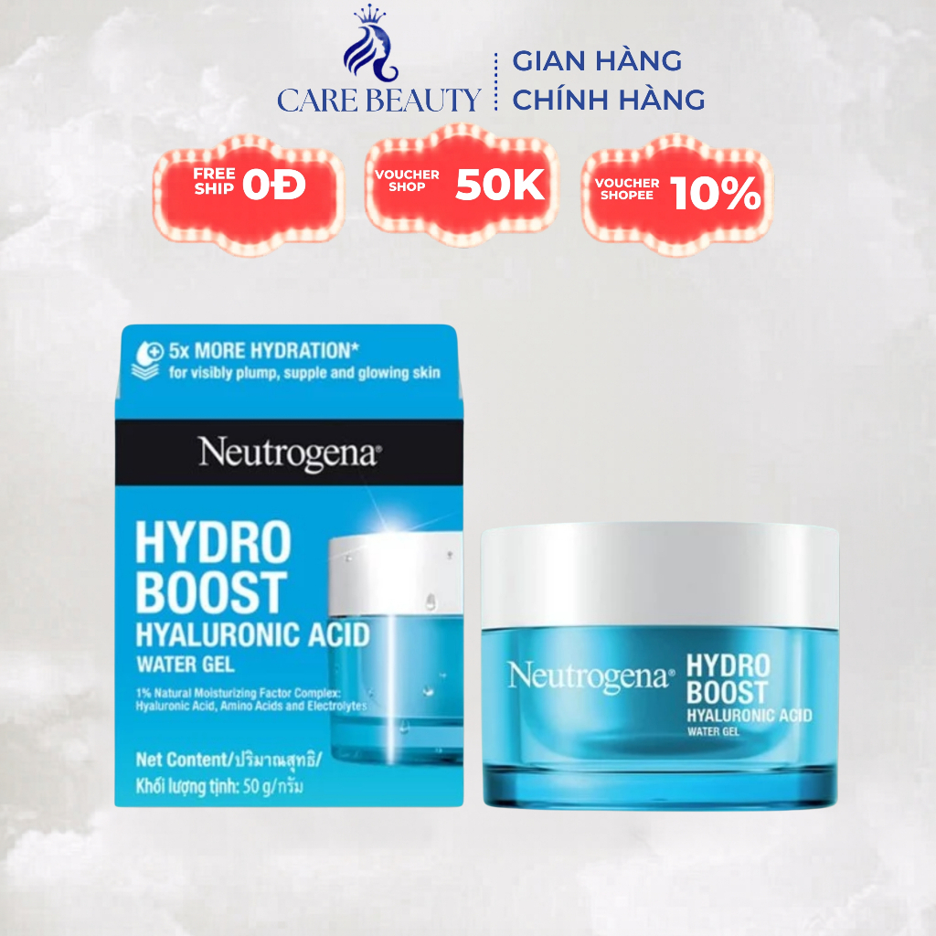 Kem dưỡng ẩm cấp nước Neutrogena Hydro Boost Hyaluronic Acid Water Gel 50g Chính Hãng | Shopee Việt Nam