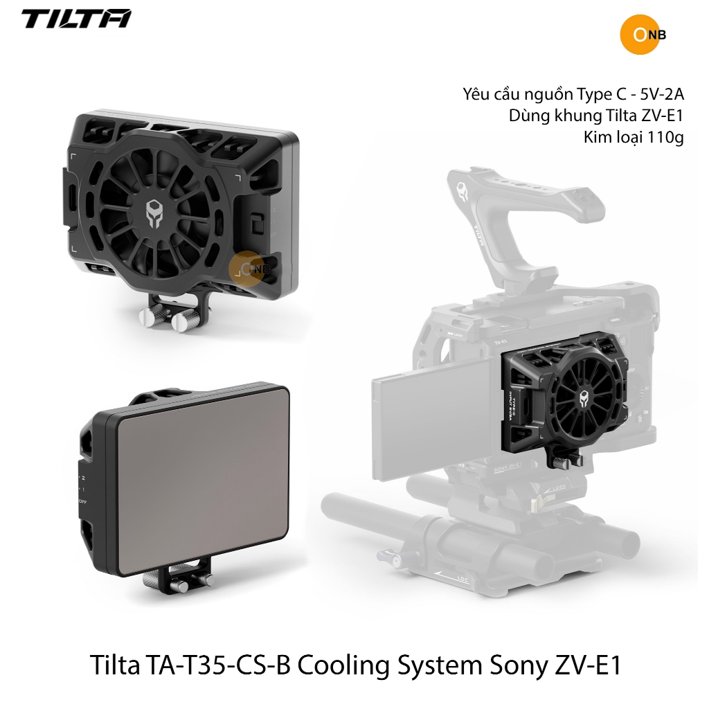 Tilta TA-T35-CS-B Cooling System Sony ZV-E1 Quạt tản nhiệt | Shopee Việt Nam