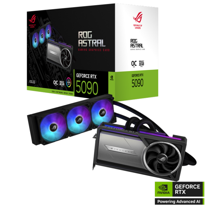# ASUS ROG Astral LC GeForce RTX 5090 32GB GDDR7 OC Edition - LIQUID COOLED GPU # | Lazada Malaysia