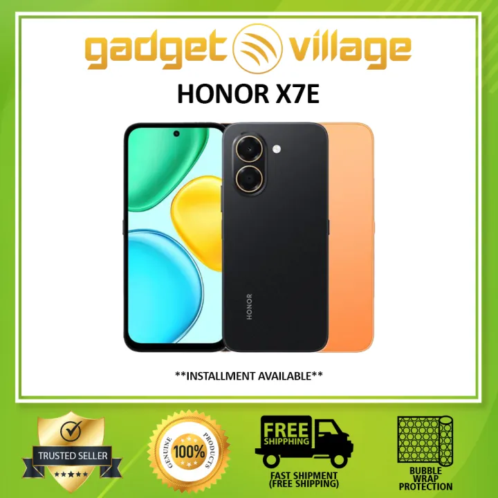 Honor X7e Smartphones 512gb/(6+6)12gb - Official 1 Year Honor Malaysia Warranty