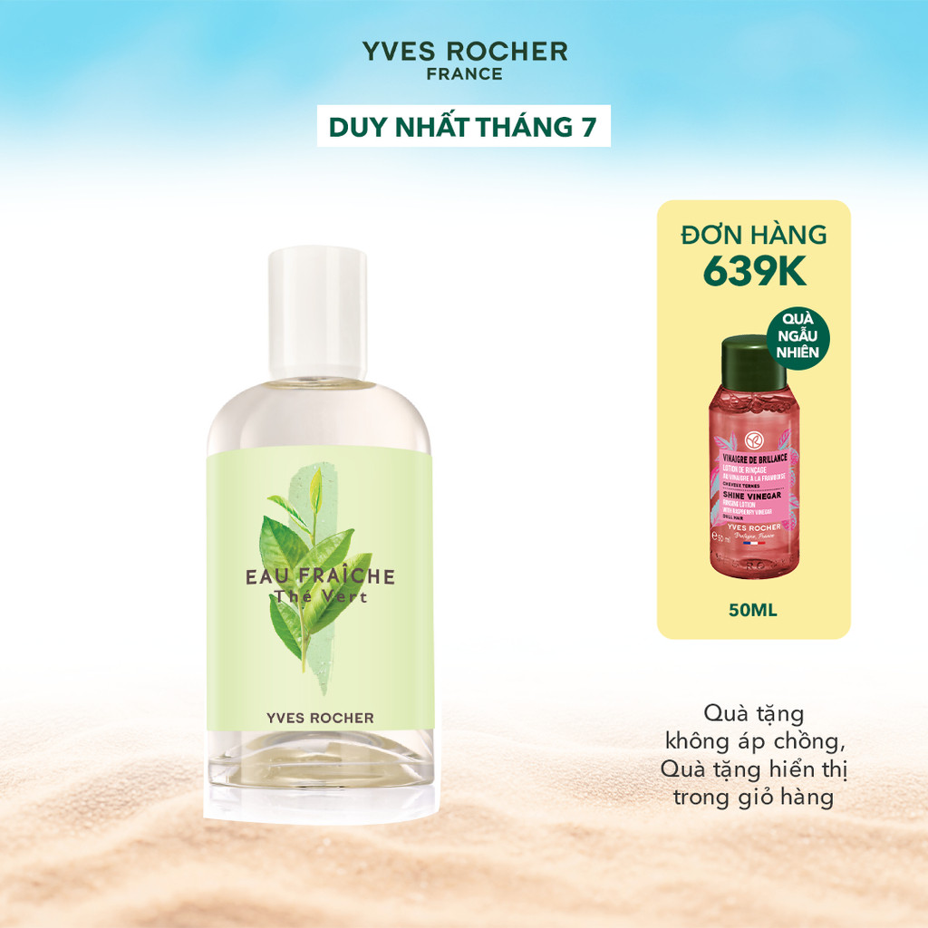 Nước hoa hương trà xanh Yves Rocher Eau fraiche the vert 100ml | Shopee Việt Nam