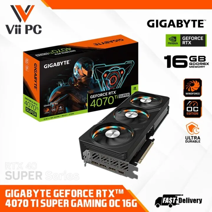 GIGABYTE GeForce RTX™ 4070 Ti SUPER/RTX4070 Ti SUPER/RTX 4070Ti SUPER GAMING OC 16GB GDDR6X Graphics Cards | Lazada Malaysia