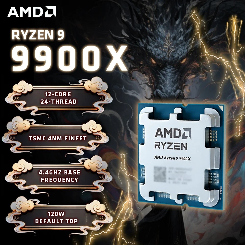 AMD Ryzen 9 9900X (Expected) 16-Core CPU - Next Gen Zen 5, up to 5.6GHz, Socket AM5, Large Cache 56G | Shopee Philippines