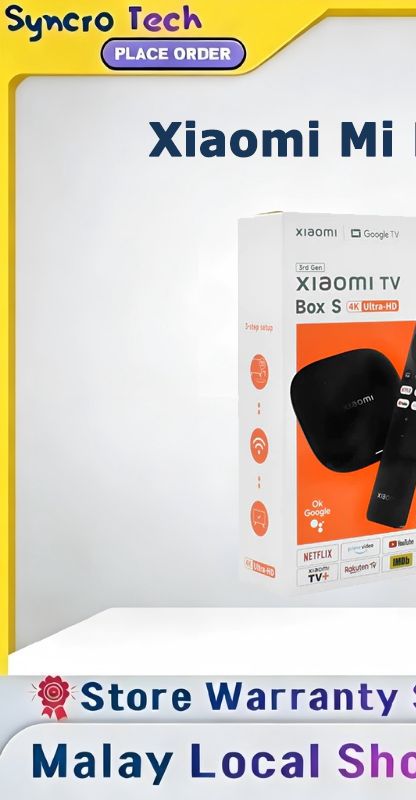 【Ready Stock】Xiaomi Mi Box S 3nd 4K HDR Smart TV Box Original | Shopee Malaysia