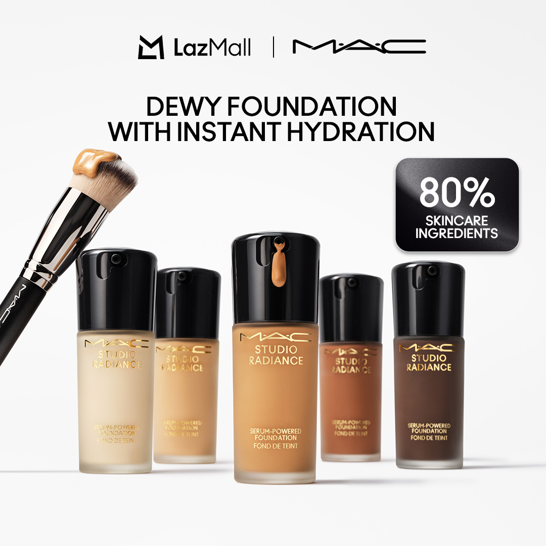 MAC Studio Radiance Serum Powered Foundation | Liquid foundation Dewy Finish