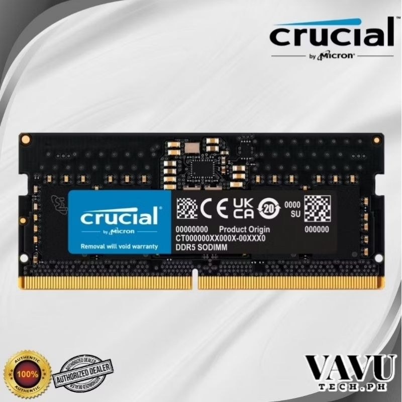 Crucial Sodimm DDR5 5200mhz CL42 32GB 16GB 8GB Laptop RAM | Shopee Philippines