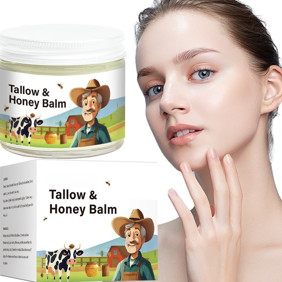 Beef Tallow & Honey Balm Anti Aging Face Moisturizer Penetrates the Skin Repair Redness 60G | Shopee Philippines