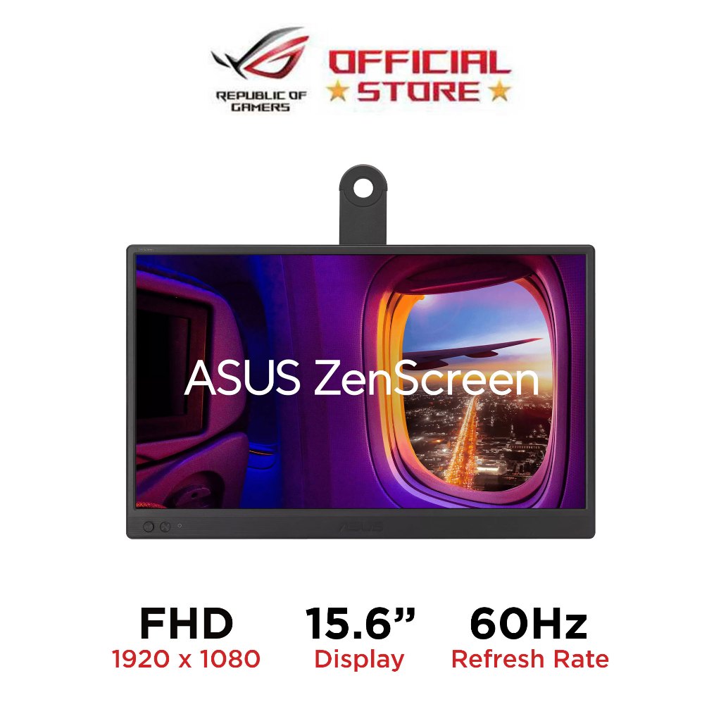 Asus ZenScreen MB169CK 16" Full HD IPS Technology 5ms 60Hz Blue Light Filter Eye Care Monitor | Shopee Philippines