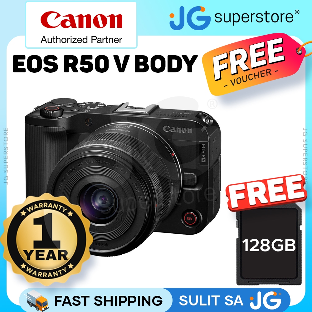 Canon EOS R50 V Mirrorless Camera Body with F/4 IS STM PZ AF MF Lens APS-C RF Mount 4K 60fps Video | Shopee Philippines