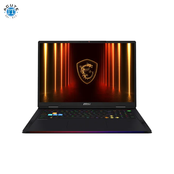 MSI RAIDER 18 HX AI A2XWJG-068 18'' UHD 120Hz Gaming Laptop ( CU9-285HX, 64GB D5, 4TB SSD, RTX5090 24GB, W11 ) | Lazada Malaysia