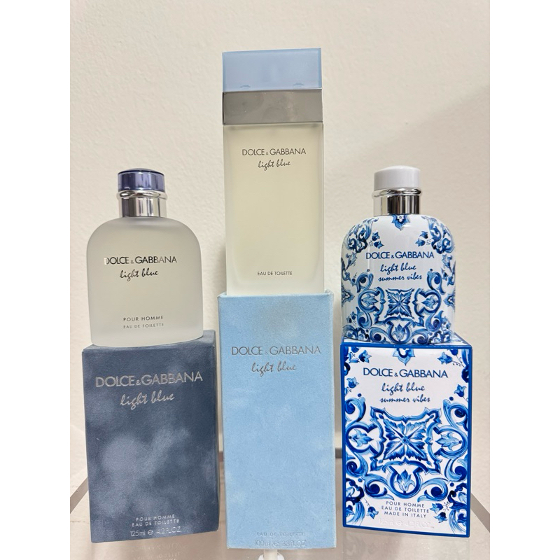 Dolce & Gabbana Light Blue EDT 50ML / 125ML Perfume for Men & Woman | Shopee Philippines