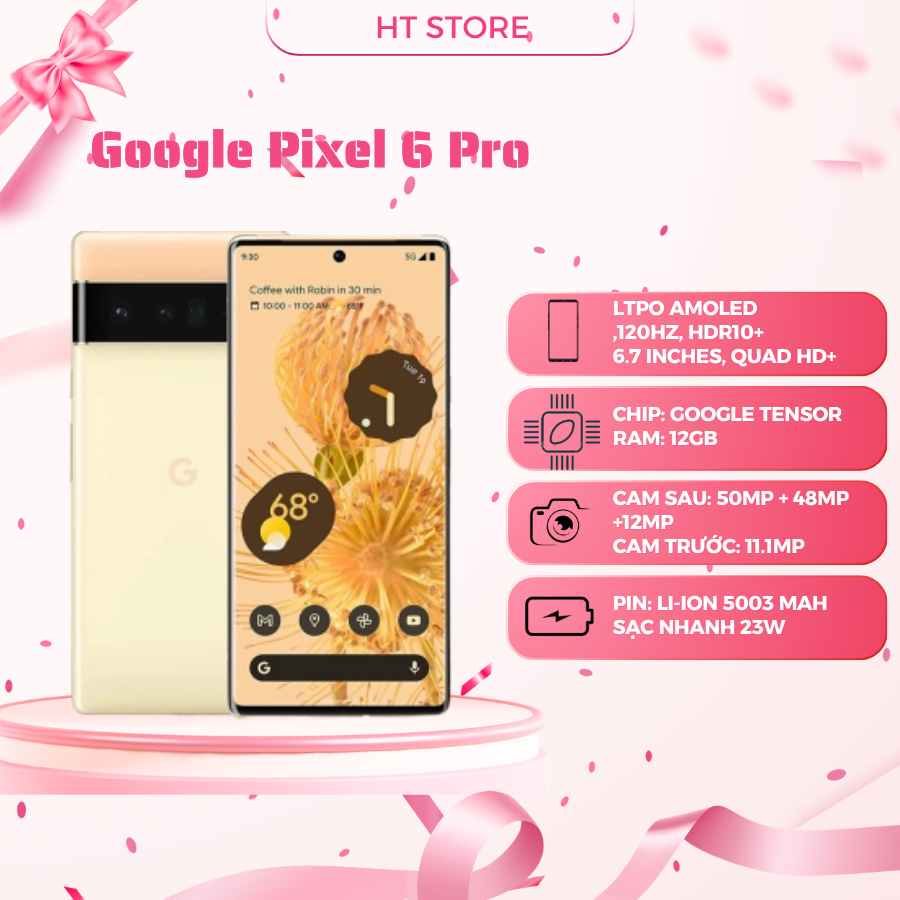 Điện Thoại Google Pixel 6 Pro Quốc Tế 12/128GB | Shopee Việt Nam