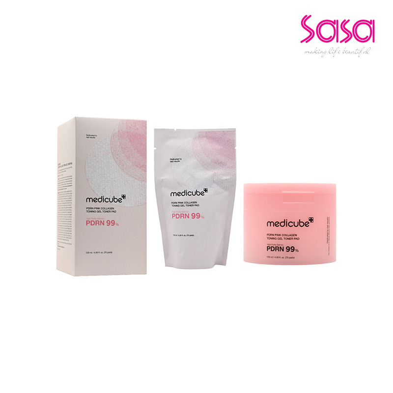 Medicube PDRN Pink Collagen Toning Gel Toner Pad (70pcs) | Shopee Philippines