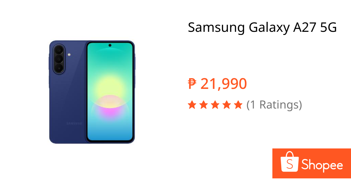 Samsung Galaxy A27 5G | Shopee Philippines