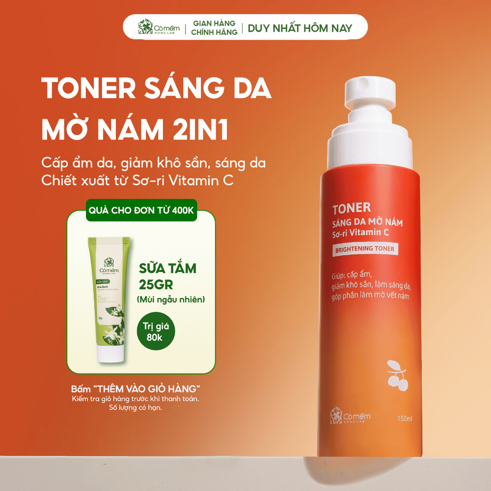 Toner Sáng Da Mờ Nám Tàn Nhang Vitamin C Chiết Xuất Sơ Ri Cỏ Mềm 150ml | Shopee Việt Nam