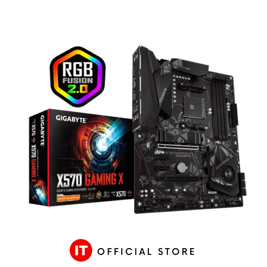 Gigabyte Ga-X570-Gaming-X RGB Motherboard With Enlarged Heatsink, Dual Pcie 4.0 M.2, HDMI 2.0, Etc. | Shopee Philippines