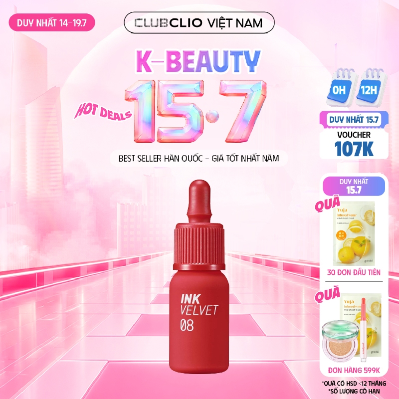 [Săn Deal] Son Kem Lì Peripera Ink Velvet Lip Tint New 4G | Shopee Việt Nam