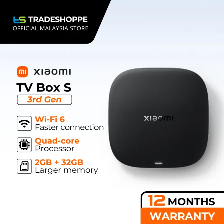 Xiaomi TV Box S 3rd Gen | Lazada Malaysia