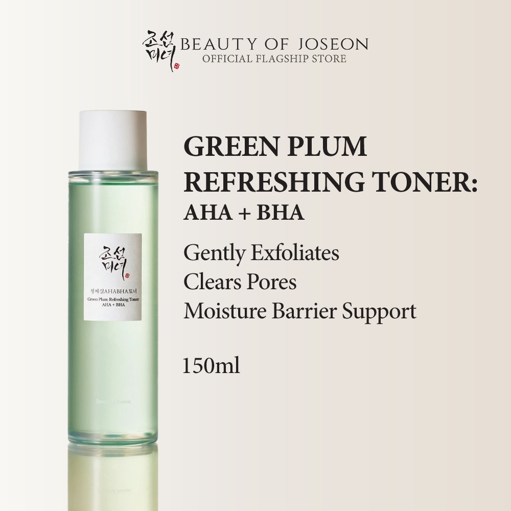 Beauty of Joseon Green Plum Refreshing Toner with AHA + BHA | Exfoliating Care 150ML | Shopee Philippines