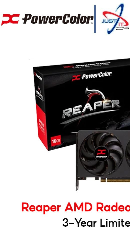 POWERCOLOR REAPER AMD Radeon RX 9070 16GB GDDR6 GRAPHICS CARD ( RX9070 16G-A ) | Shopee Malaysia