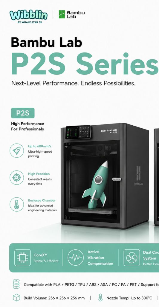 [READY STOCK] BAMBU LAB P2S / P2S Combo 3D Printer | Shopee Malaysia