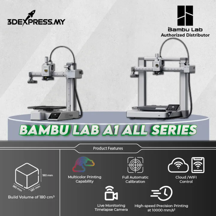 [READY STOCK] BAMBU LAB A1Mini & A1 Series 3D PRINTER | Lazada Malaysia