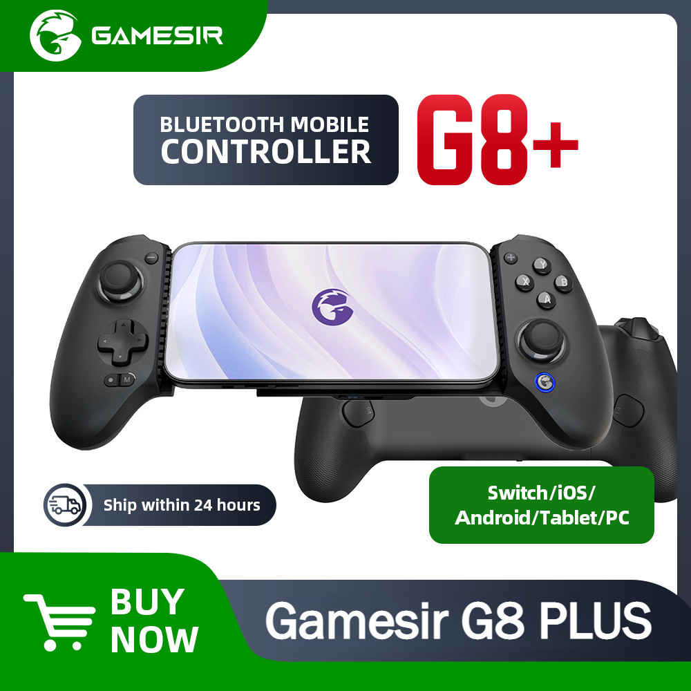 GameSir G8 Plus Bluetooth Gamepad Mobile Controller with Hall Effect Joystick for Switch PC Android iOS Phone Cloud Gaming | Shopee Philippines