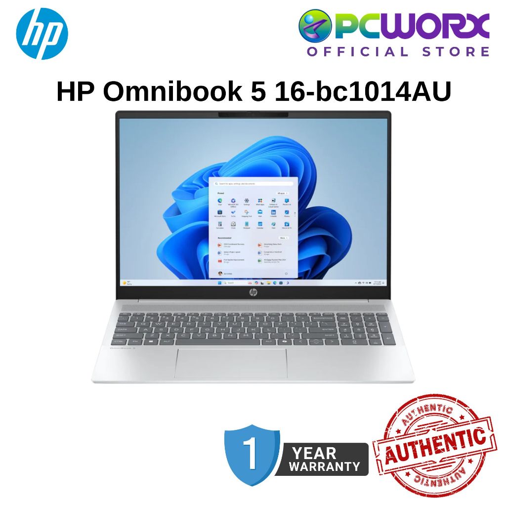 HP OmniBook 5 16inch 16-bc1014AU AMD Ryzen 5 8540U 16GB RAM 512GB SSD Windows 11 Home Gaming Laptop | Shopee Philippines