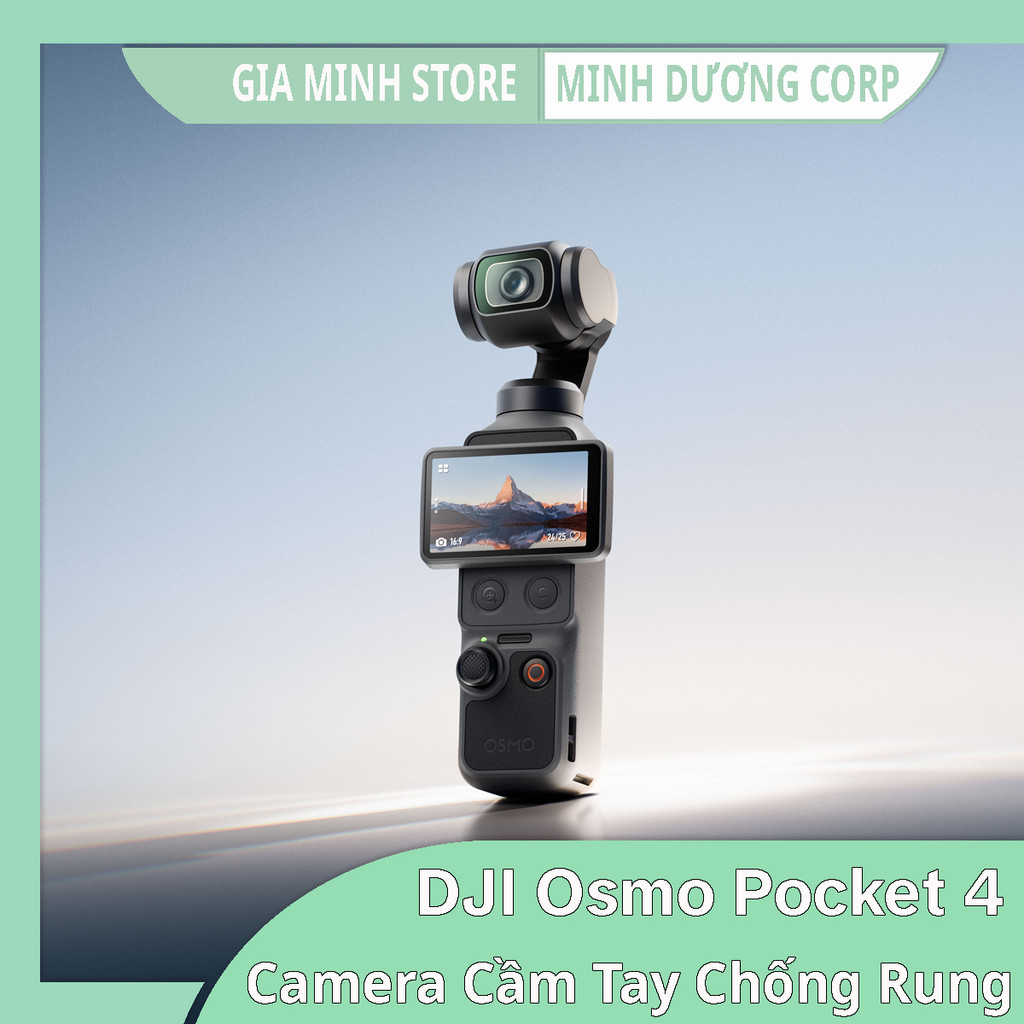 DJI Osmo Pocket 4 - Camera Cầm Tay Chống Rung Nhỏ Gọn - Tích Hợp Bộ Nhớ Trong - Màn Hình Cảm Ứng | Shopee Việt Nam